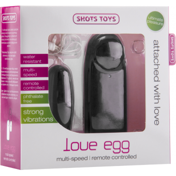 Vibratore Clitoride Love Egg - nero